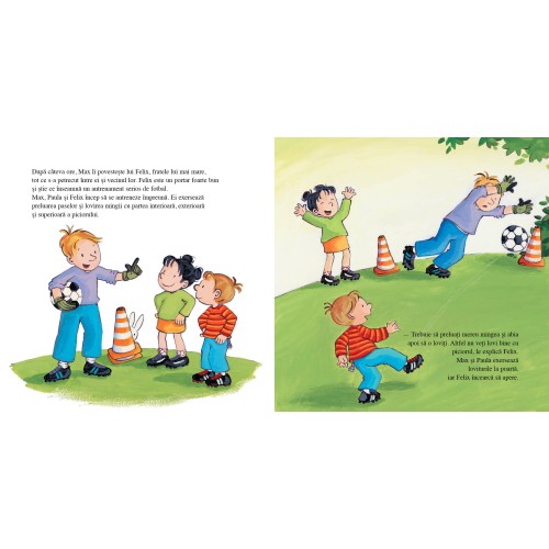 Max vrea sa fie campion la fotbal