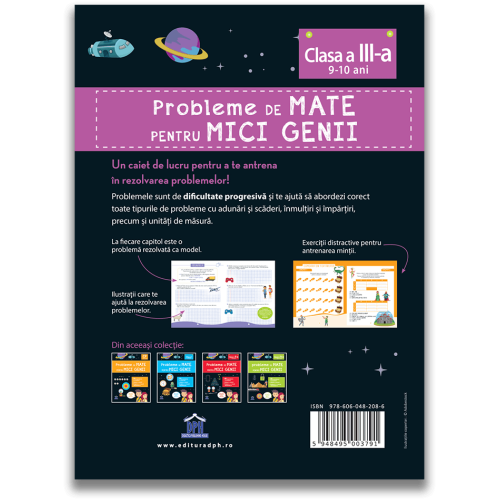 Probleme de mate pentru mici genii - Clasa a III-a