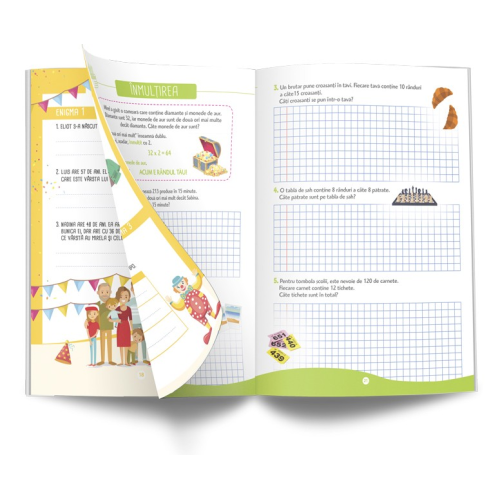 Probleme de mate pentru mici genii - Clasa a III-a