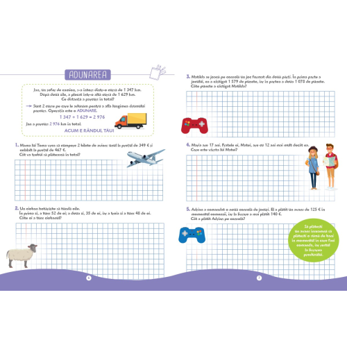 Probleme de mate pentru mici genii - Clasa a III-a