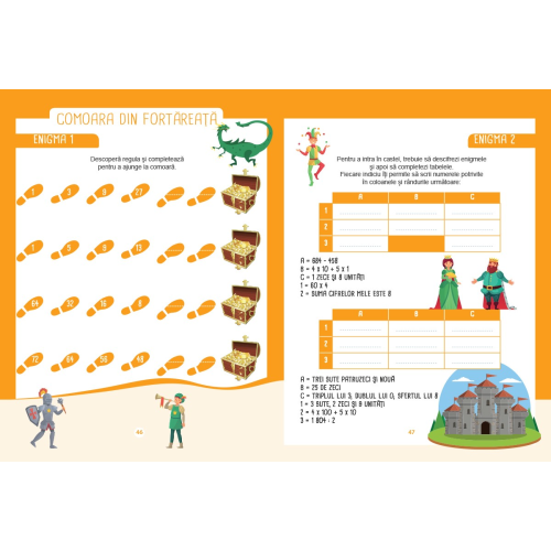 Probleme de mate pentru mici genii - Clasa a III-a