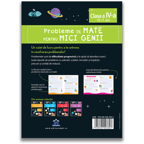 Probleme de mate pentru mici genii - Clasa a IV-a