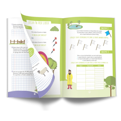 Probleme de mate pentru mici genii - Clasa a IV-a