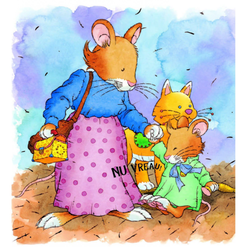 Ronti Ront nu vrea sa mearga la gradinita